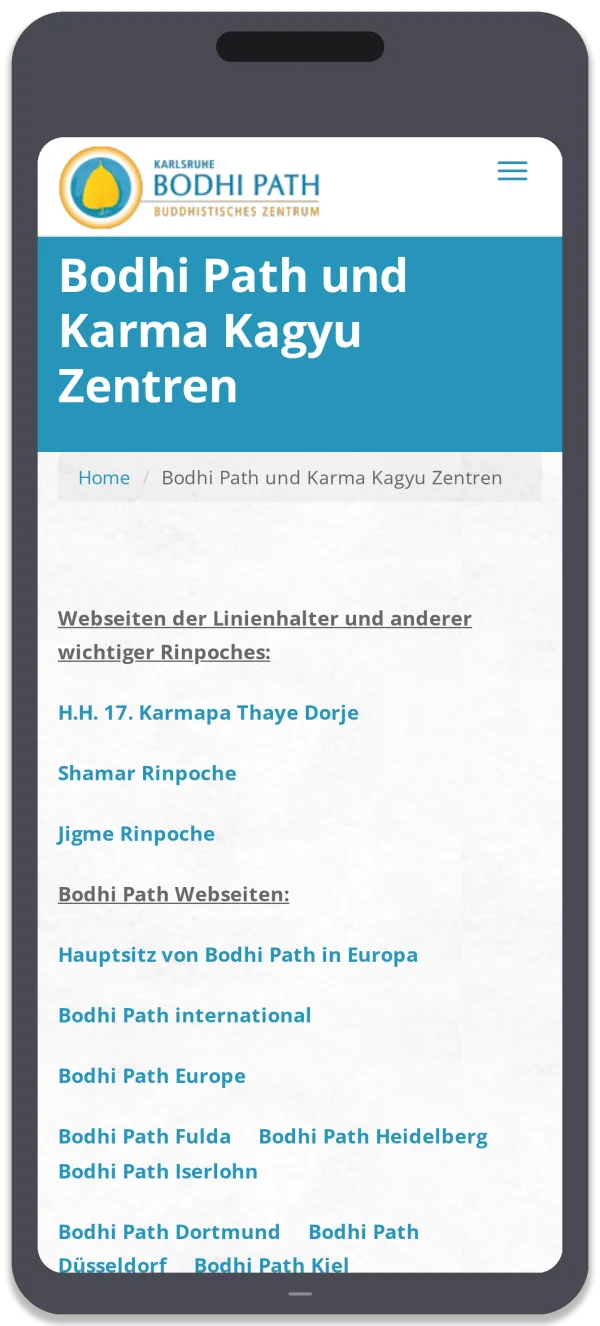 Bodhipath Karlsruhe — Zentren