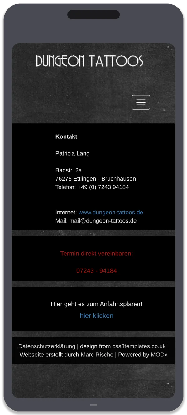 Dungeon Tattoos — Kontakt