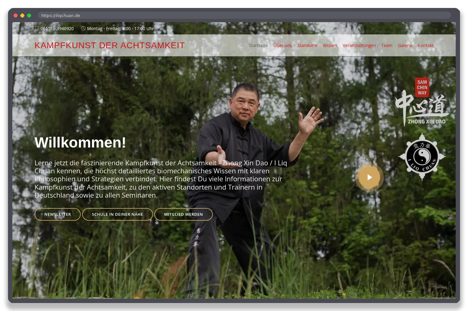 Zhong Xin Dao / I Liq Chuan — Desktop-Ansicht